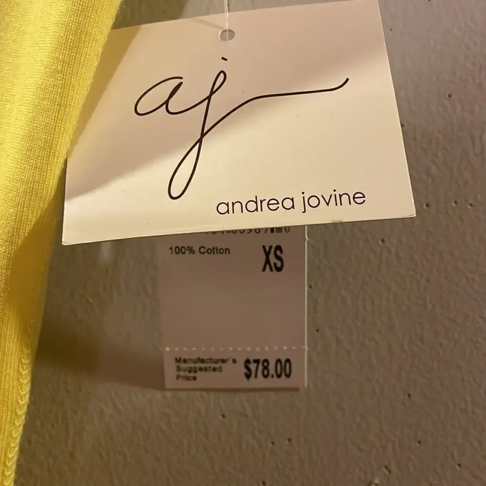NWT Andrea Jovine Dress